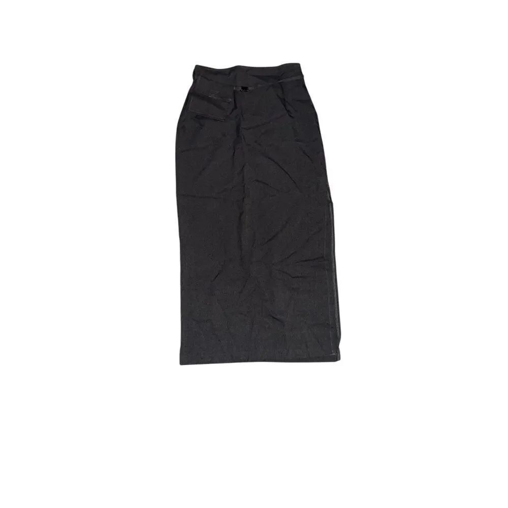 TRACY EVANS FULL LENGTH BELTED SKIRT